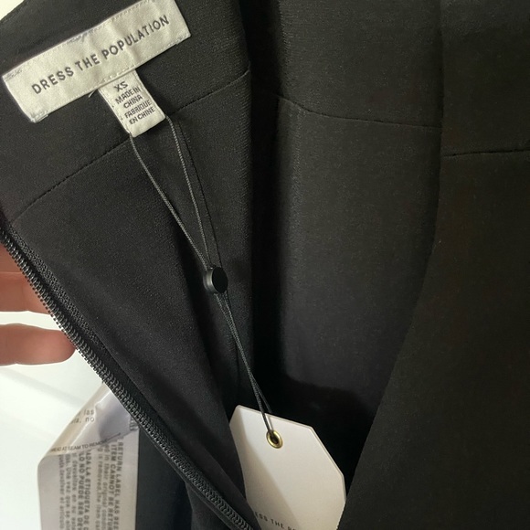 Dress The Population Camden Mermaid‎ Hem Maxi Evening Gown in Black - Picture 8 of 8